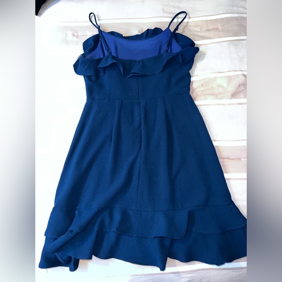 Altard State Navy Blue Ruffle Dress - Picture 3 of 4